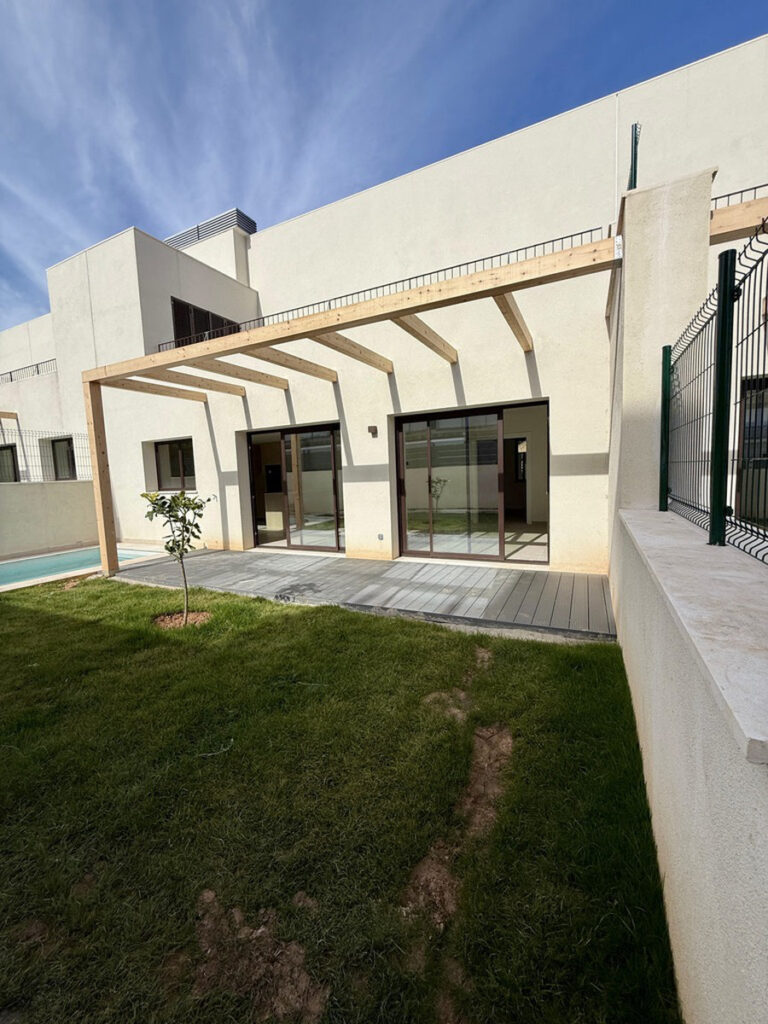 Blick auf die Terrasse