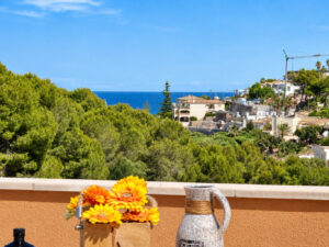 Penthouse mit Terrasse und Weitblick bis zum Meer in Cala Mandia kaufen